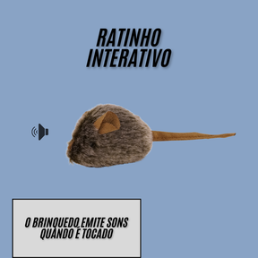 Brinquedo Ratinho Interativo para Gatos