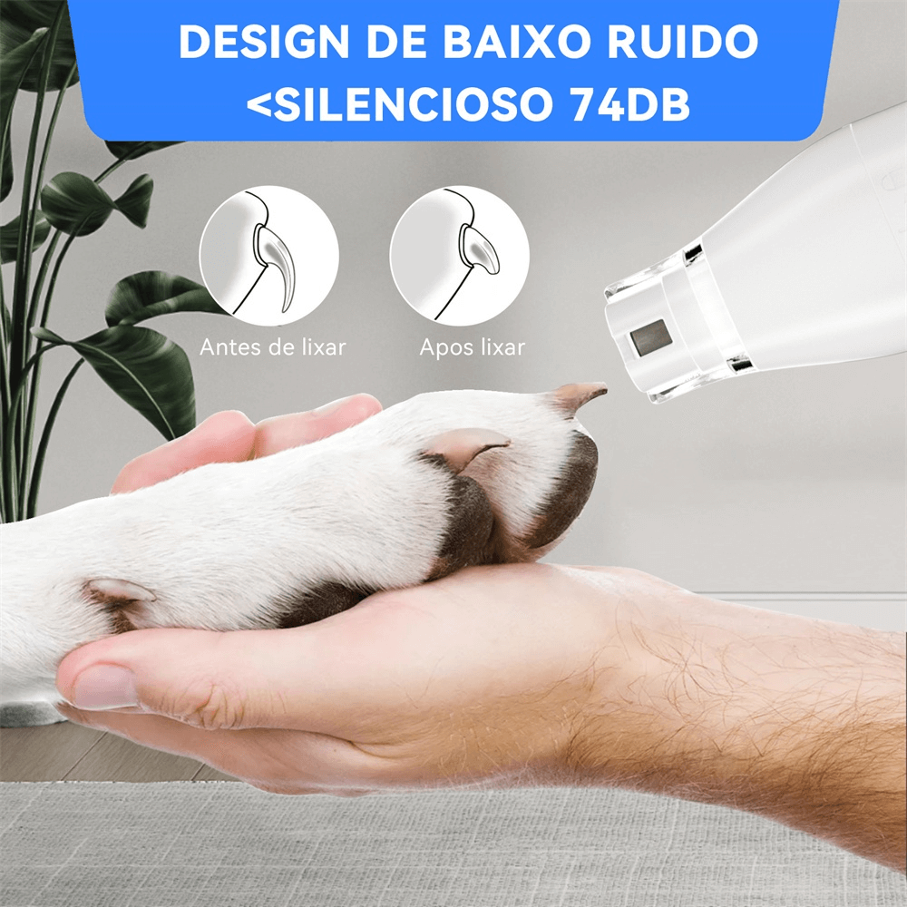 Aspirador de Pelos Profissional para Pets – Kit Completo 2.5L