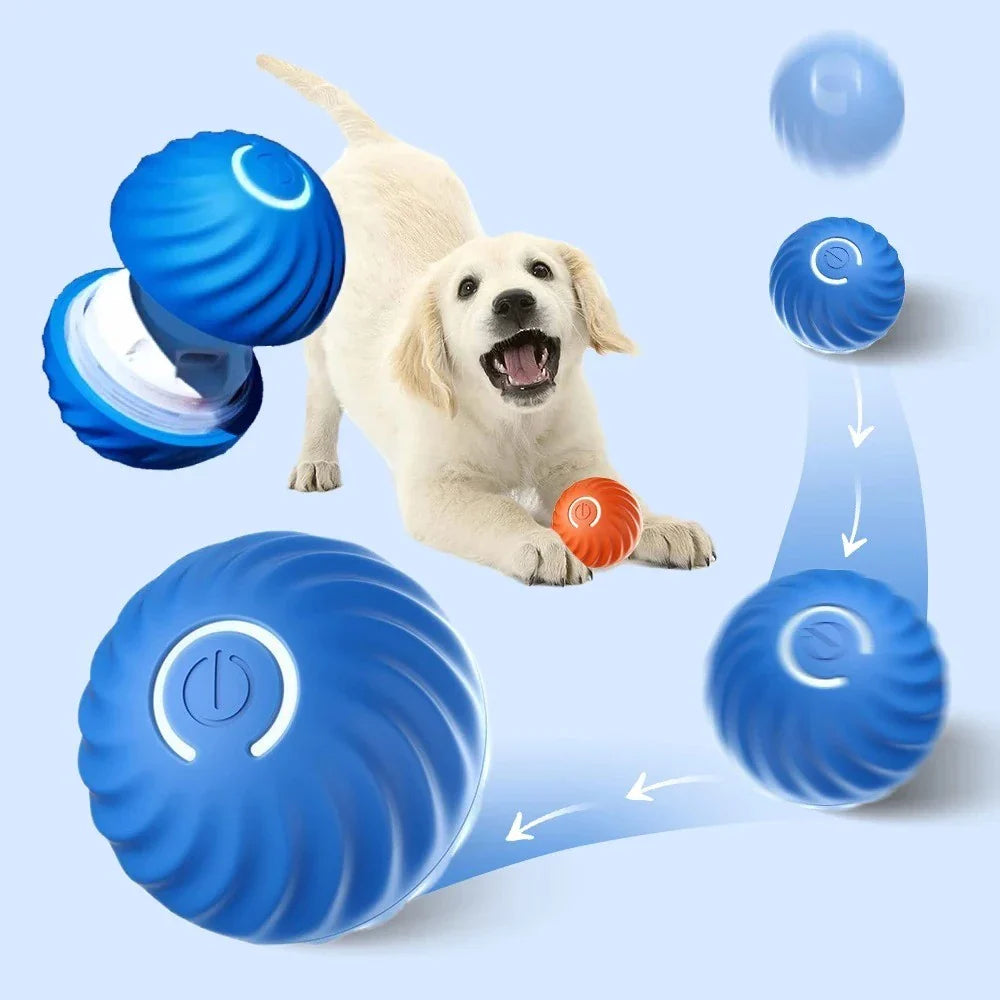 Bola Eletrônica Interativa Móvel USB para Pets – Lupzy™ | Diversão Inteligente e Anti-Tédio