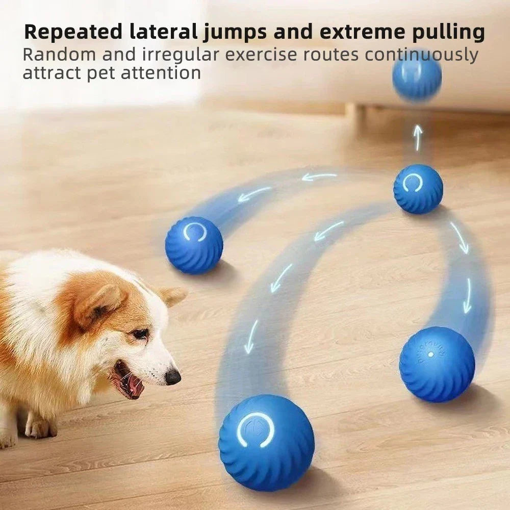 Bola Eletrônica Interativa Móvel USB para Pets – Lupzy™ | Diversão Inteligente e Anti-Tédio